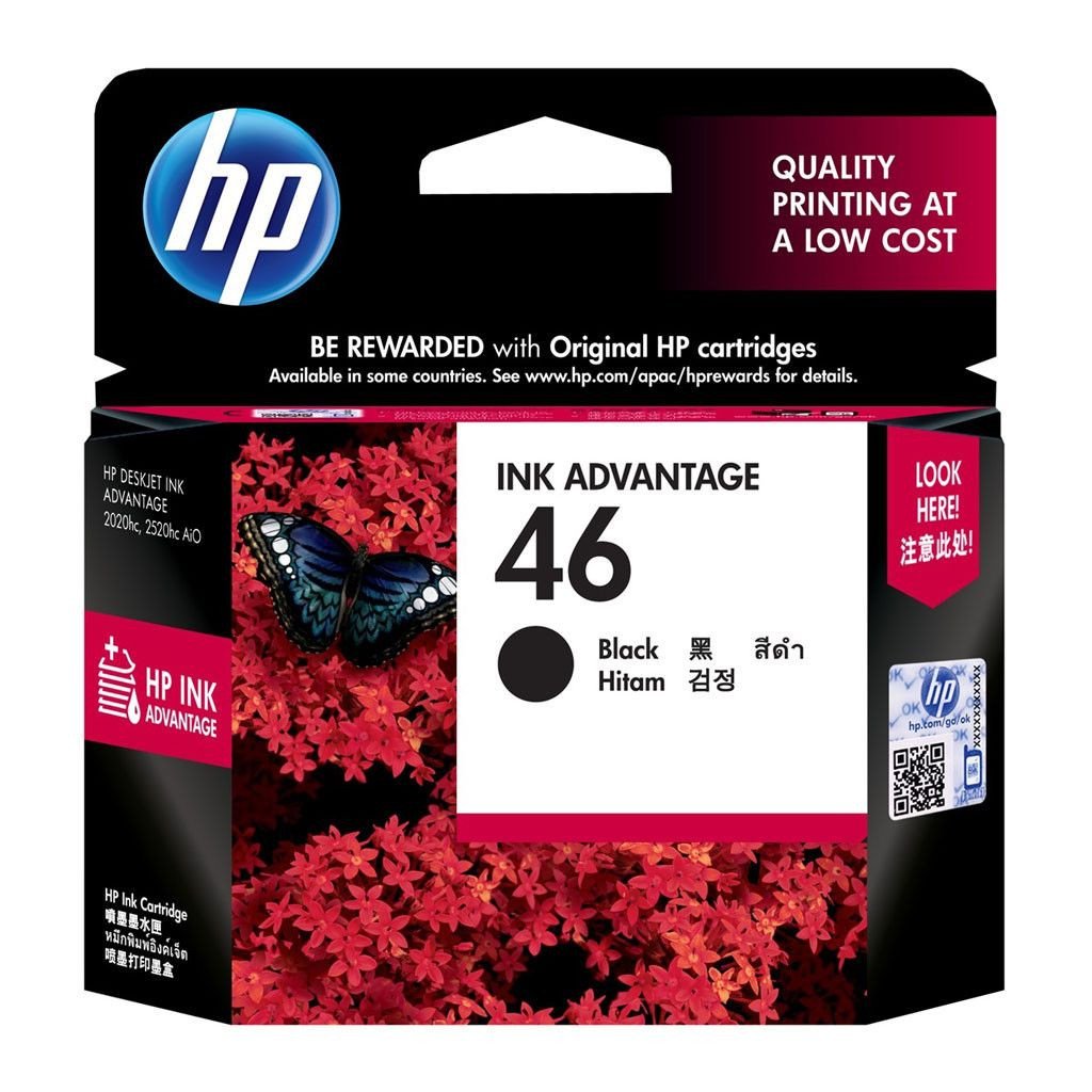 [DTF-HP00350] HP cartucho negro 46 750Pgs CZ637Al