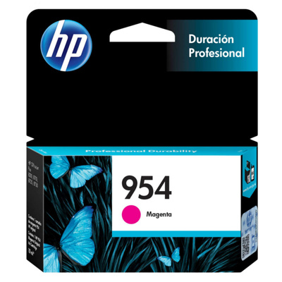 HP cartucho de tinta original 954 magenta L0S53Al