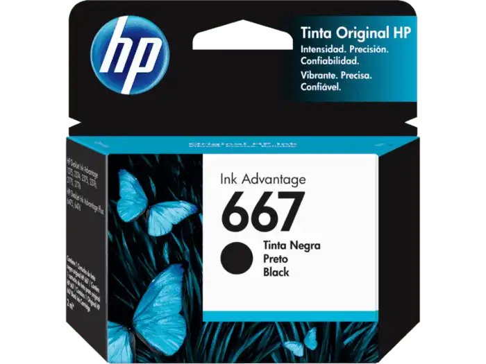 HP cartucho HP 667 negro 3YM79Al