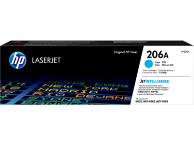 HP toner cyan #206A W2111A