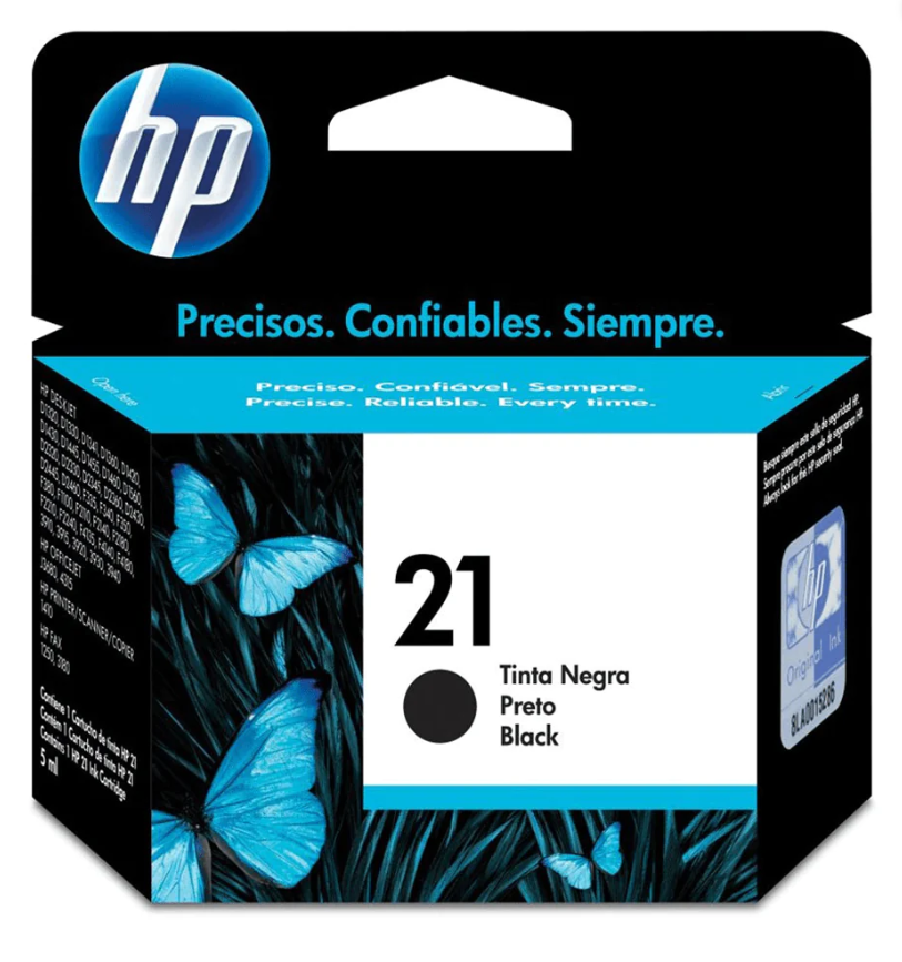 HP cartucho negro 150Pgs #21 C9351AL