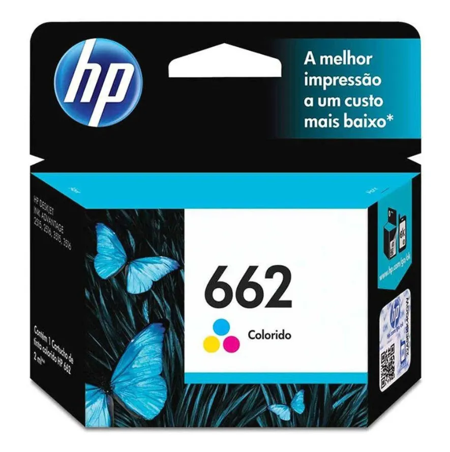 [DTF-HP02015] HP cartucho tricolor 100Pgs para 2515-2516-3515-3516 #662 CZ104Al