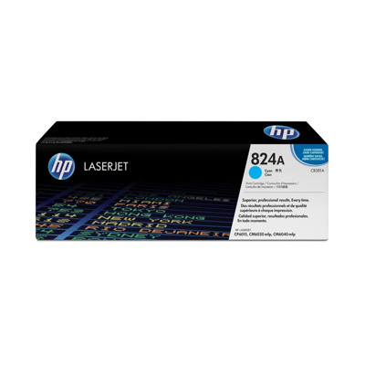 HP toner cian 21 000pgs #824A CB381A