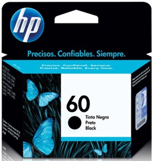 HP cartucho negro 200Pgs #60 CC640Wl