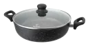Westinghouse cacerola baja con tapa marmol negro 32 cm WCCC0009L32MBB