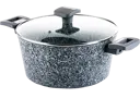 Westinghouse cacerola con tapa granito gris 24cm WCCC0070024GGY
