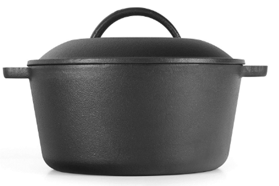 Westinghouse cacerola con tapa hierro fundido 5Qt WCCI0010BK