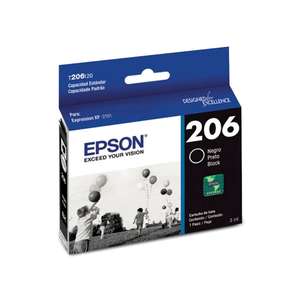 Epson cartucho T206120-AL 206 black xpression XP-2101