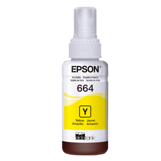 Epson botella tinta amarilla T664420-AL para L110-220-350-355-555 6500 Pag