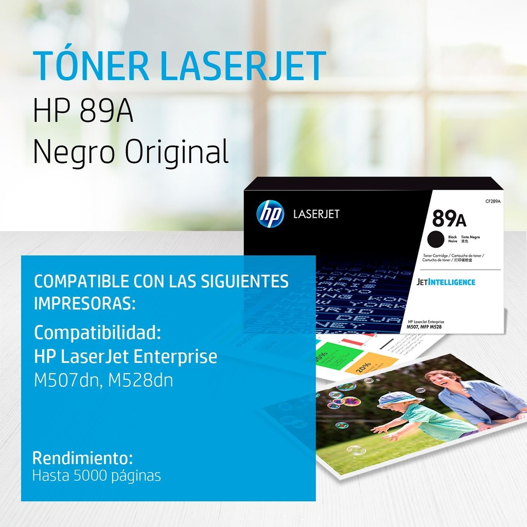 HP toner 89A negro CF289A