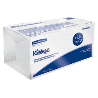 Kimberly Clark kleenex servilleta food 2hjs pop up 6x6x125hjs blanca