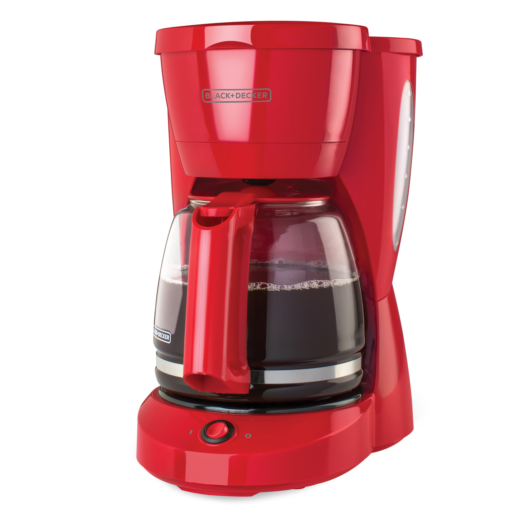 Black + Decker cafetera 12 tazas roja CM0941R