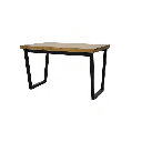 Mesa para comedor con base negra