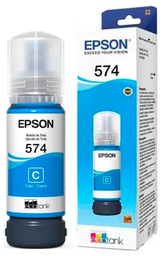 [DTF-EP00697] Epson botella de tinta cian  para L8050 - T574220-AL