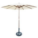 SOMBRILLA 270CM MADERA DIA 35MM BEIGE