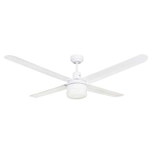 VENTILADOR INDUSTRIAL BLANCO 4 ASP. 56" 1L E27 CONTROL WESTINGHOUSE