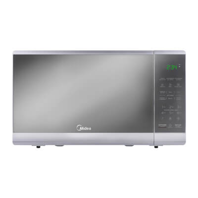 Midea microondas 0.7Pc puerta acabado espejo gabinete Gris-B MMDF07S2MG-CA