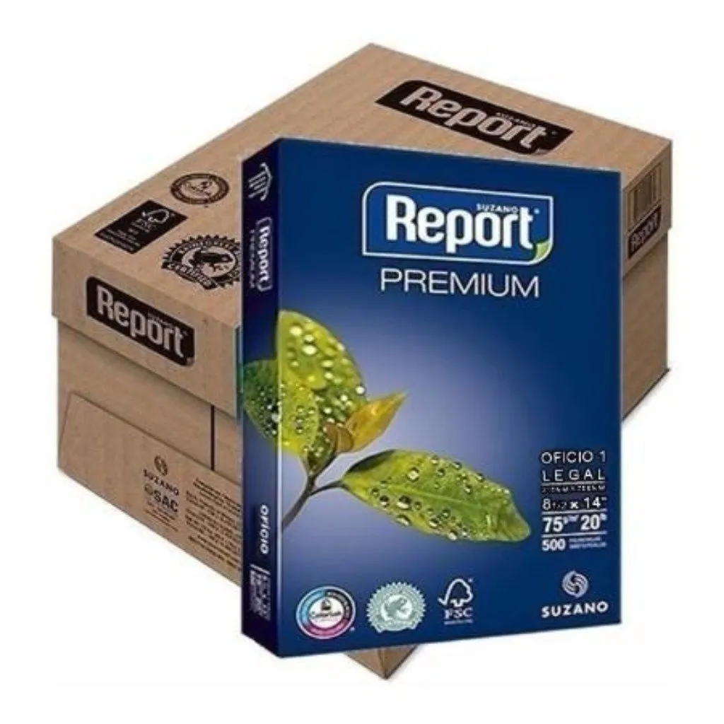 [DTF-RE00001] Report caja 10 und resma 8.5 x 11 500hjs 98% 75gr