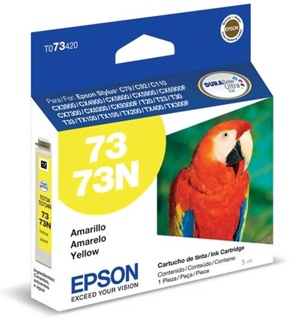 Epson cartucho de tinta 73/73n amarillo-T073420-AL