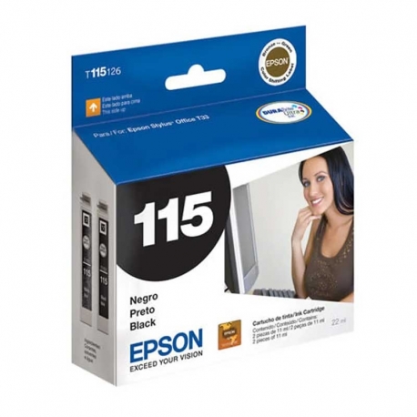 Epson cartucho de tinta 115/115 negro-T115126-AL