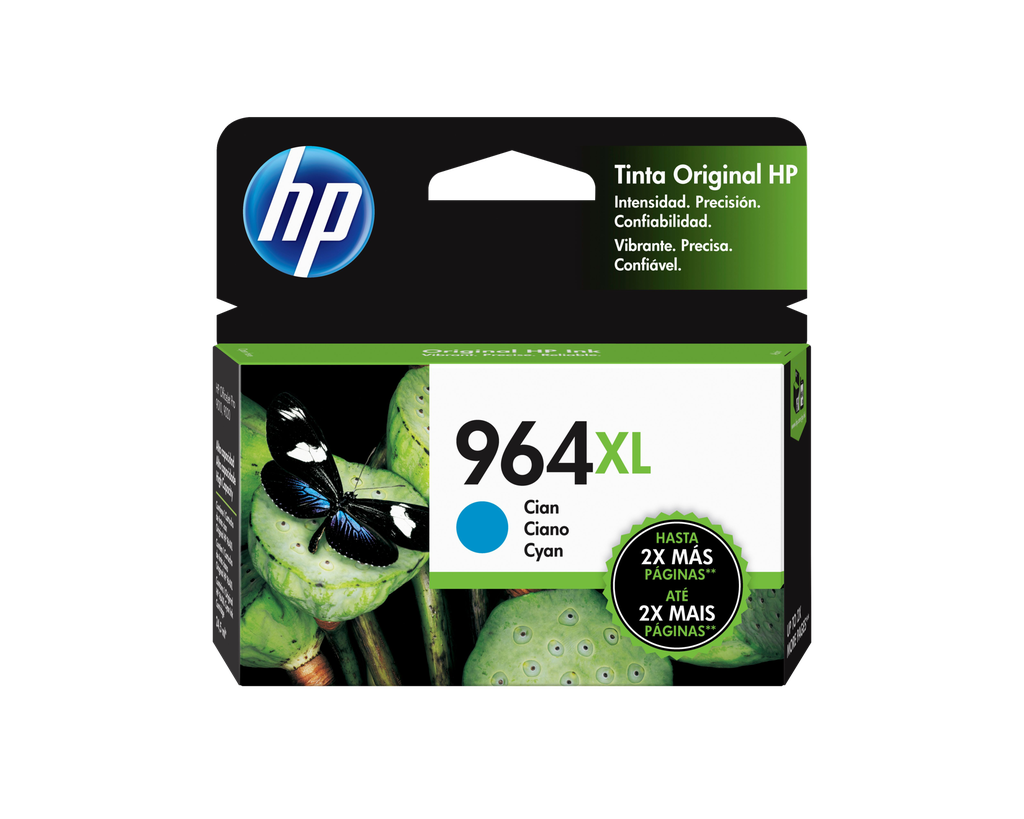 HP cartucho tinta 964XL cyan alto rendimiento 3JA54AL