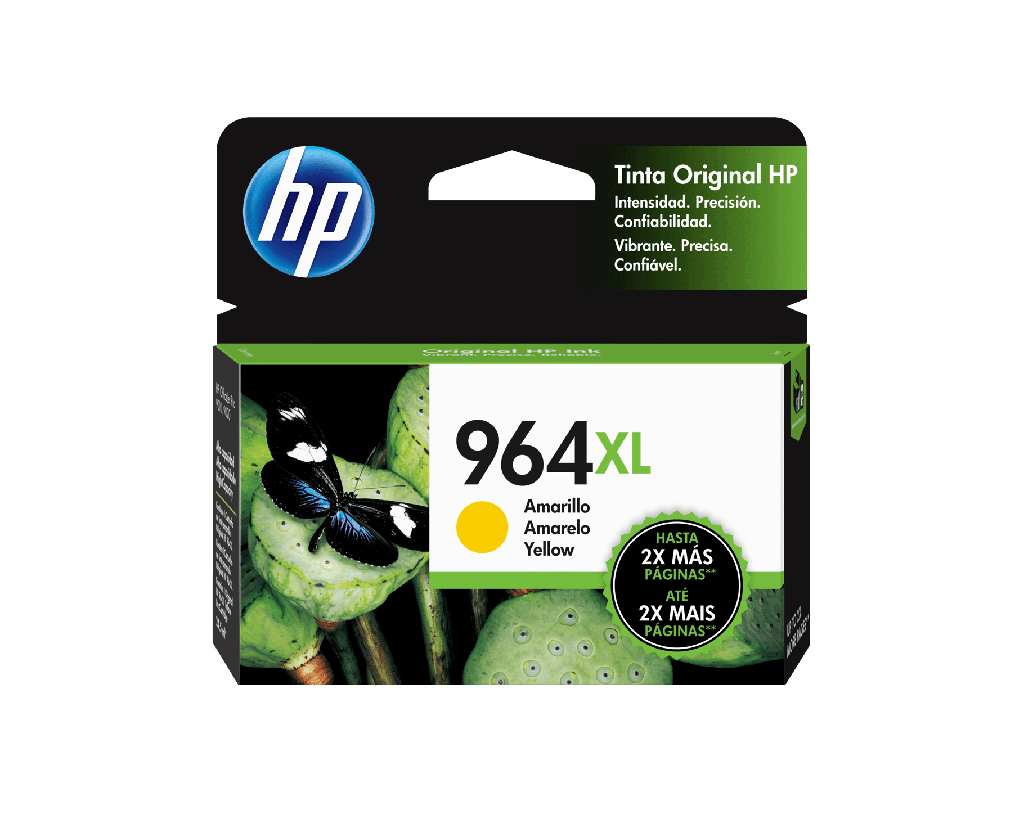 HP cartucho tinta 964XL amarillo alto rendimiento  3JA56AL