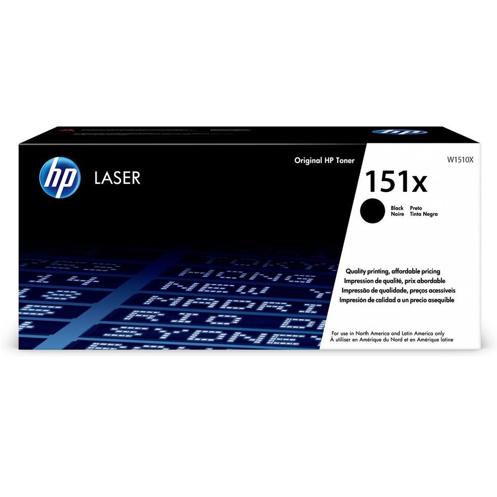 HP toner negro 151X W1510X