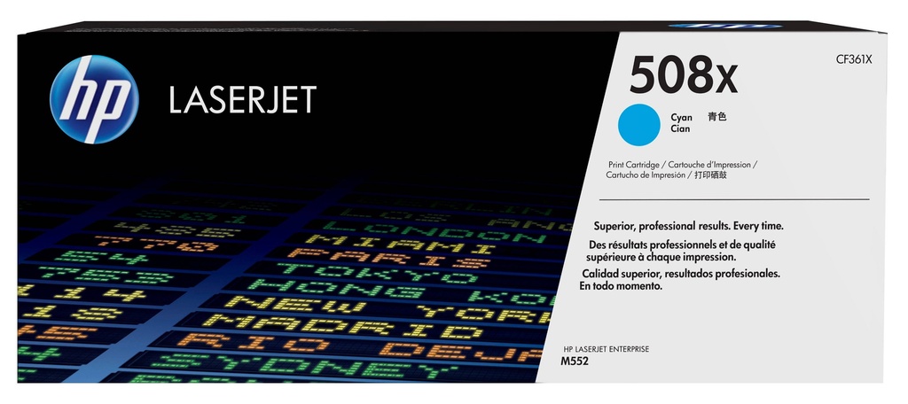 HP Toner 508X Cyan CF361X