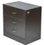 Kenneth Cole gavetero 3 niveles color negro-W60.5 x H61 x D40 cm-KCWD20220510-B