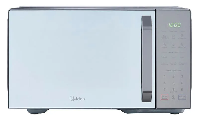 [DTF-MD00059] Midea microondas 1.1pc puerta acabado espejo gabinete gris con grill MMDXG11S2MG-CA