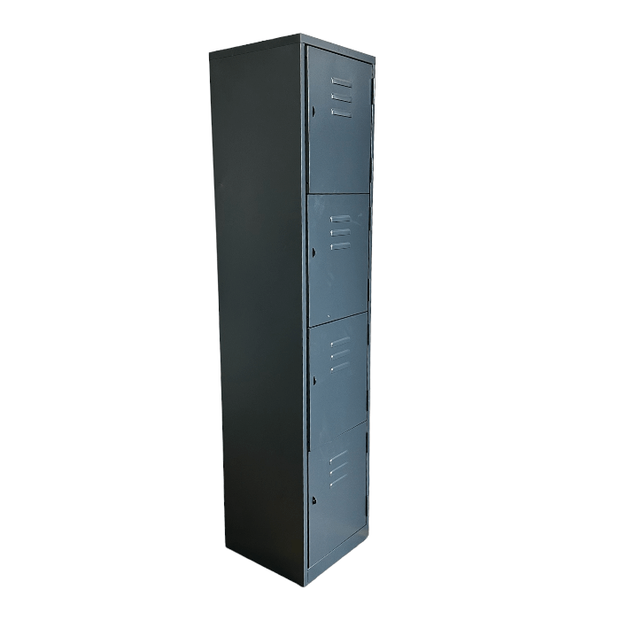 Locker metálico para cascos de 4 compartimentos