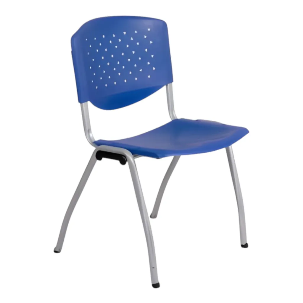[MR-SE-54-AZ] Silla de visita sin brazos (Azul)