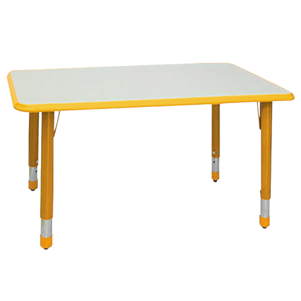 Mesa infantil rectangular ajustable