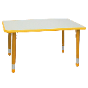 Mesa infantil rectangular ajustable