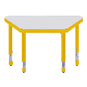 Mesa para kinder o infantil ajustable en forma de Trapecio