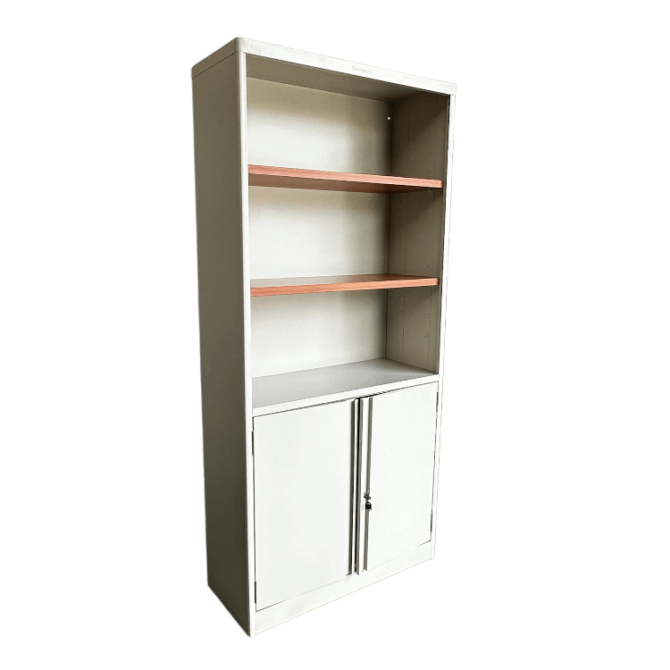 [MC-ARM-22-T] Librero con Credenza (Taupe)
