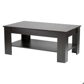 Kenneth Cole mesa de centro  cubierta color negro y caf‚ oscuro -KCWD2022058-BR