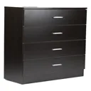 Kenneth Cole mueble cuatro gavetas color cafe oscuro - KCWD20220512-BR