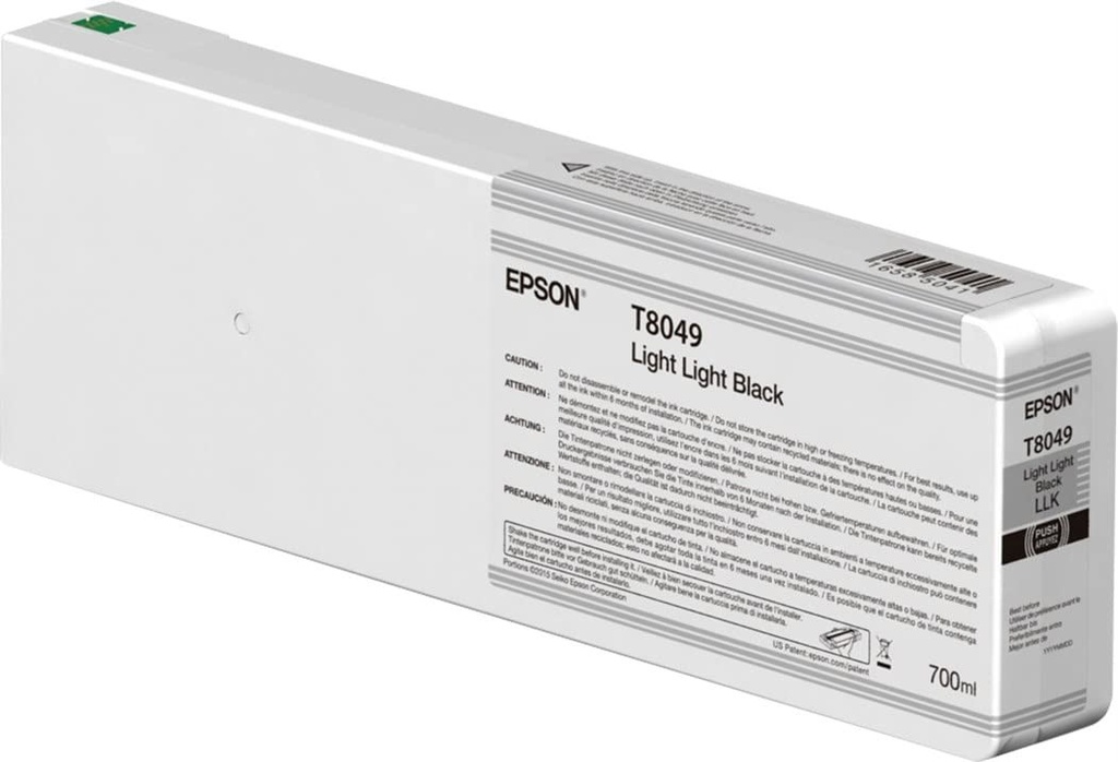 Epson Cartucho de Tinta UltraChrome HD Ligth Ligth Negro T804900