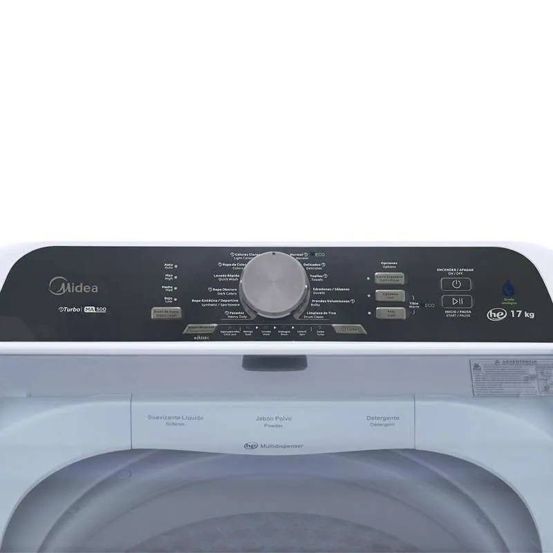 [DTF-MD00062] Midea lavadora carga superior xtreme Save blanca 17Kg MA500W170/W-CA