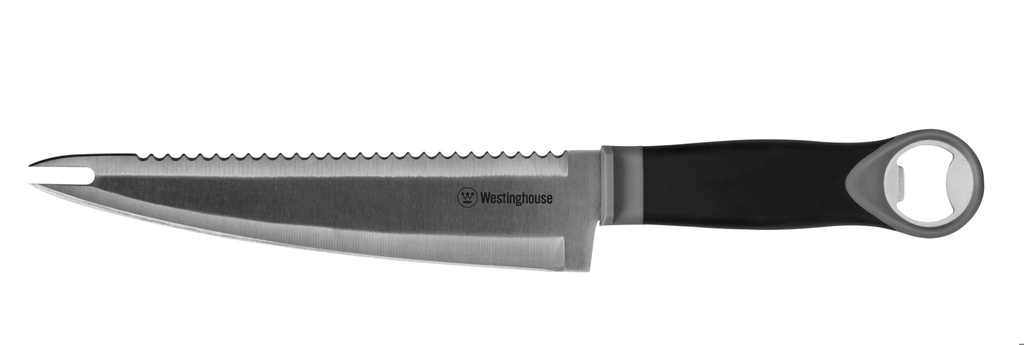 Westinghouse cuchillo de chef  8"/20cm espiga completa mango suave con remaches triples - WCKF007902ABK