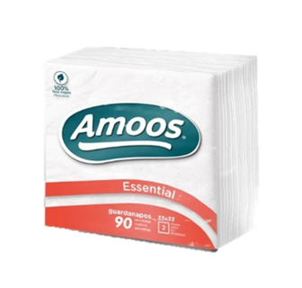 Amoos servilleta cuadrada 33x33 90 h dobles caja 30 paq T622901