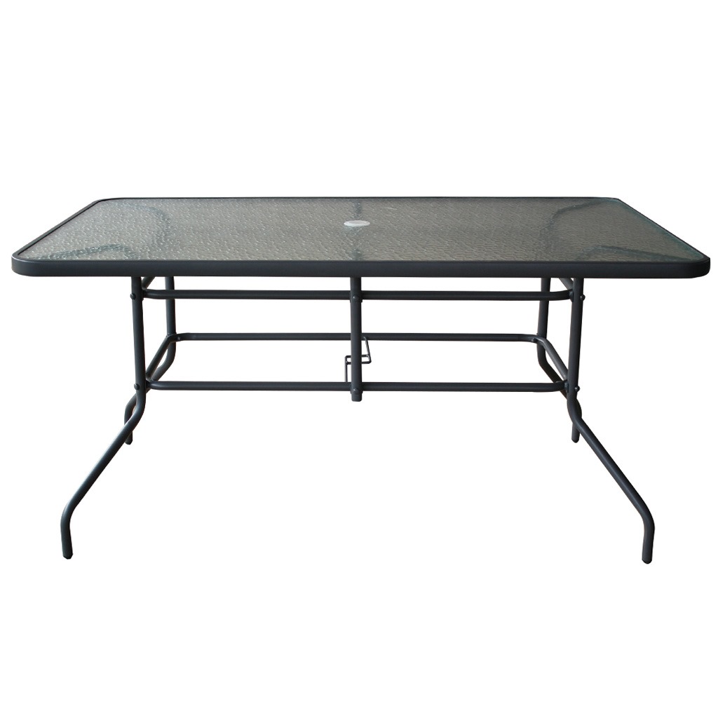 MESA RECTANGULAR 150CMX90CMX72CM NEGRA