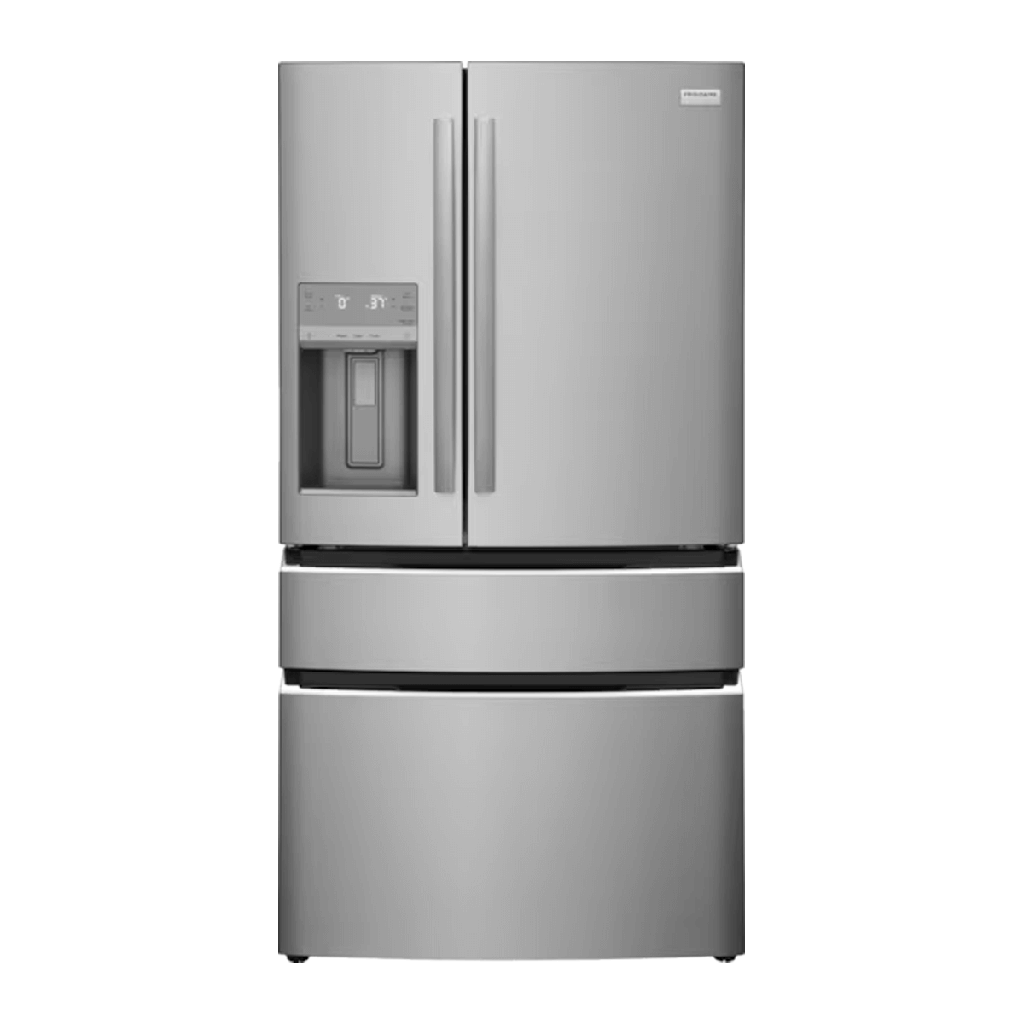 Frigidaire refrigerador 4 puertas 23 pies  Frenchdoor  con dispensador Acero Inox.  GRMC2273CF