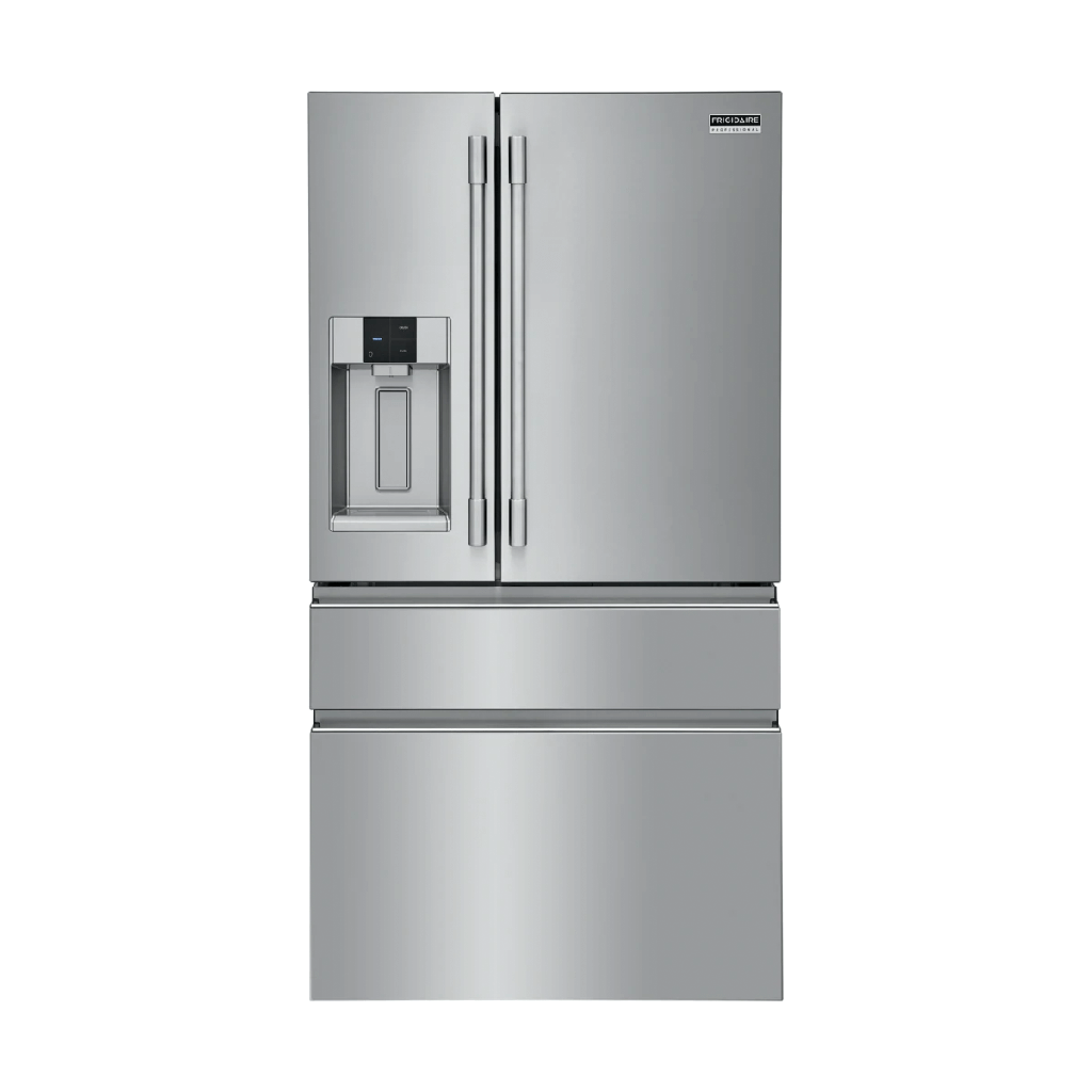 Frigidaire refrigerador 4 puertas 22 pies  Frenchdoor  con dispensador Acero Inox.  PRMC2285AF