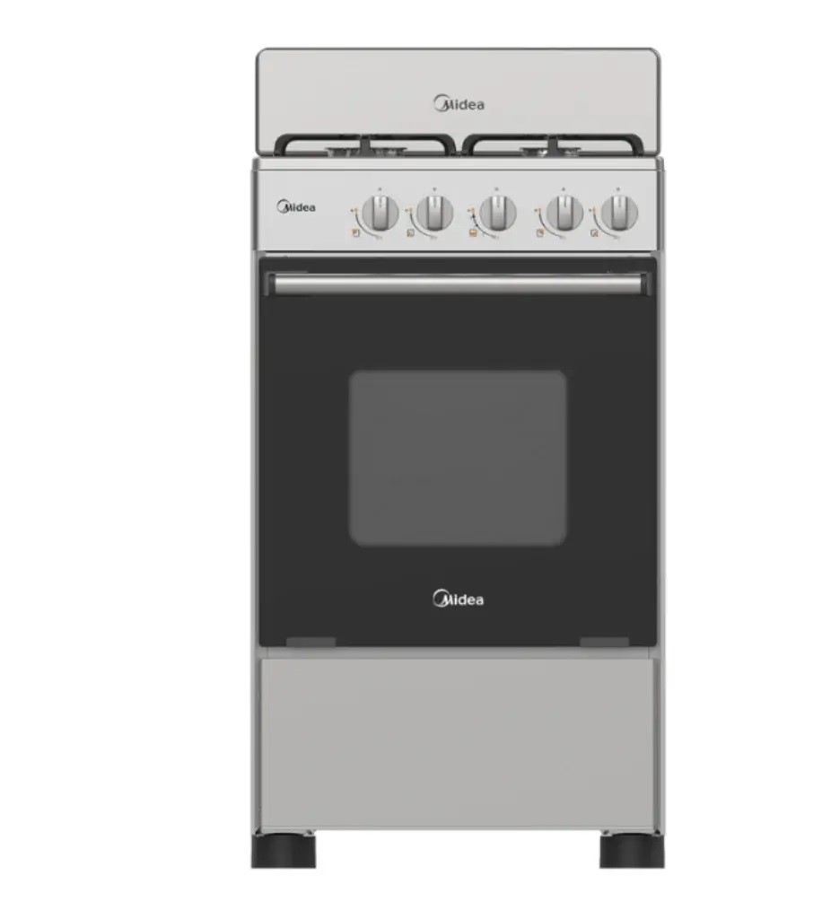 Midea cocina a gas 20 pulgadas 4 quemadores hierro fundido MGS20F0BKAGG-CA