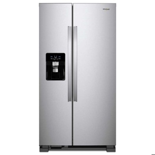 Whirlpool refrigerador 21 pies con dispensador acero inox. 7WRS21SDHM