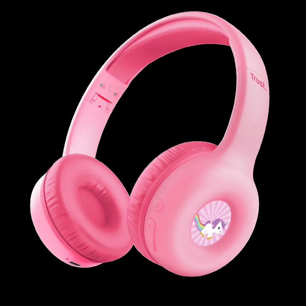 [DTF-TR00053] Trust audifonos infantil wireless color rosado personalizable - 25274