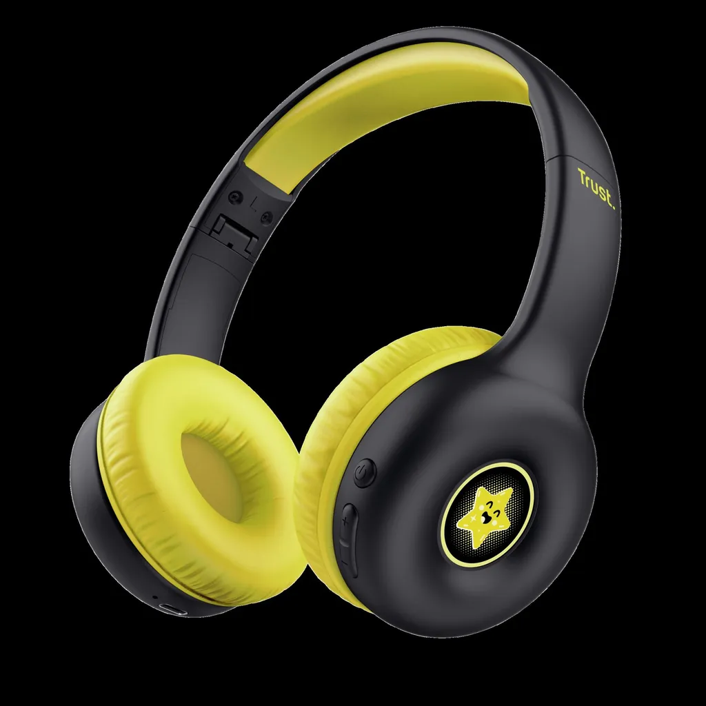 [DTF-TR00055] Trust audifonos infantil wireless color negro personalizable - 25405