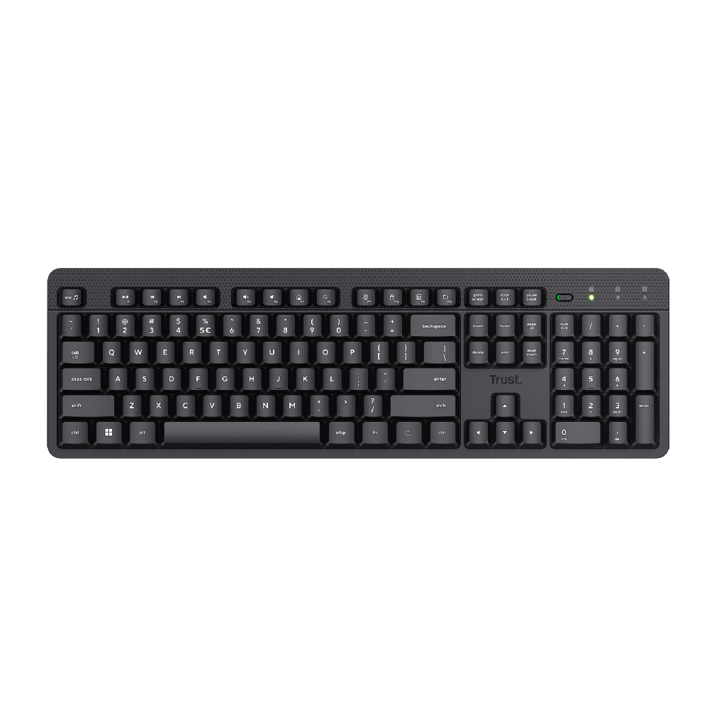 [DTF-TR00059] Trust teclado inalambrico en español fino y silencioso - 25013